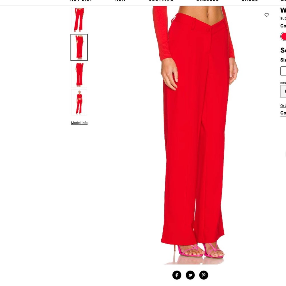 Wendy Angled Front Pant Superdown - Picture 4 of 4